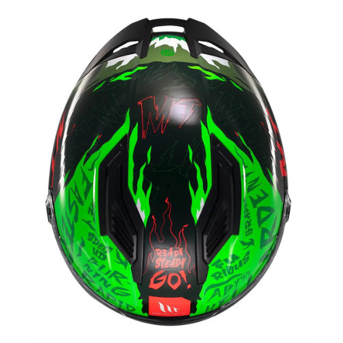 MT Stinger 2 Ardent C6 Helmet - Gloss Black Green