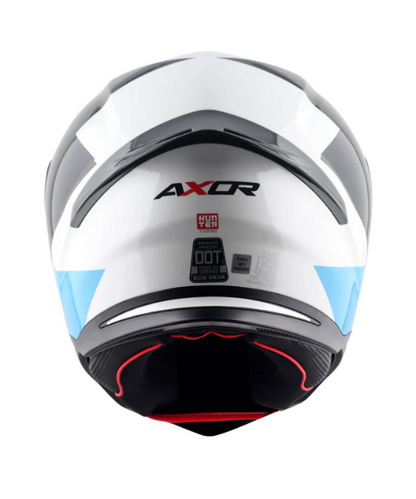 Axor Hunter Turbo Helmet - Gloss White Red