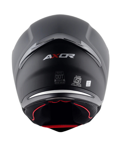 Axor Hunter Solid Color Helmet - Dull Black