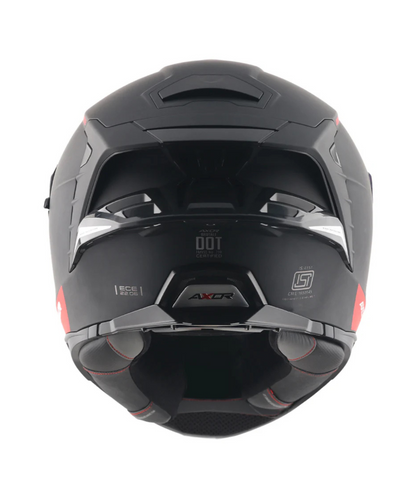Axor Brutale Solid Colors Dual Spoiler Helmet - Matt Black