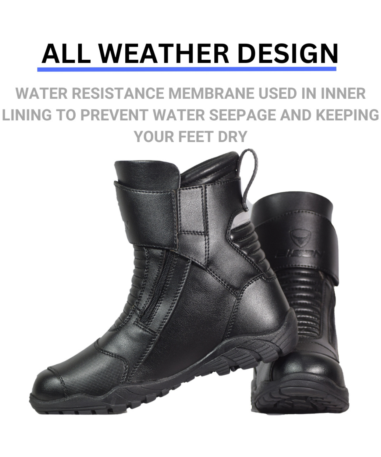 Bison ProGear Hunter Riding Boots - Black
