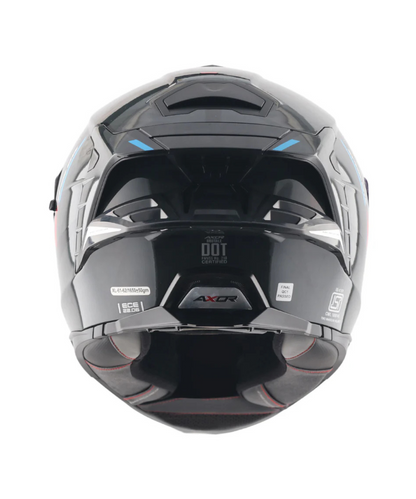 Axor Brutale Kryptic Dual Spoiler Helmet - Black Blue