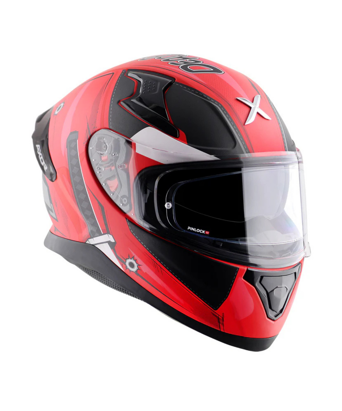 Axor Apex Marvel Deadpool Helmet - Dull Red Black - AXOR