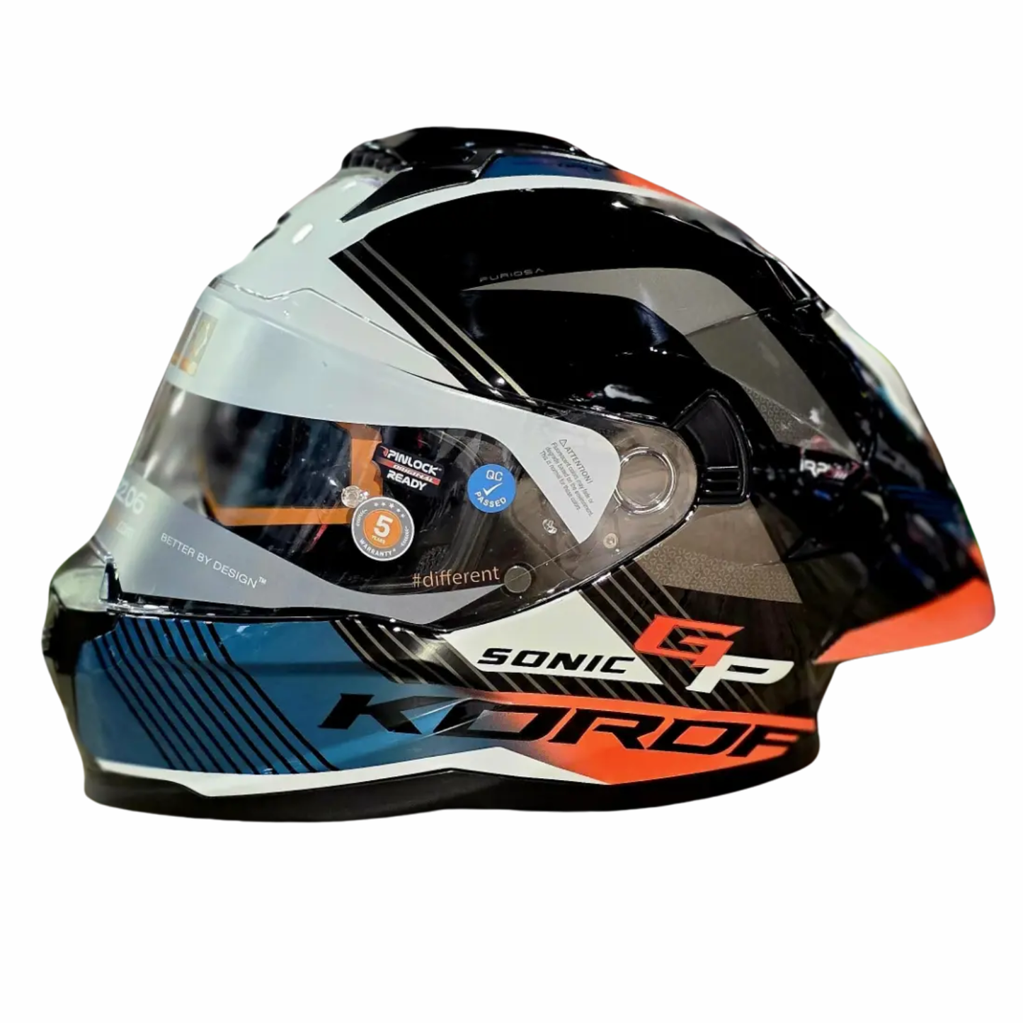 Korda Sonic Furiosa Helmet - Gloss Orange