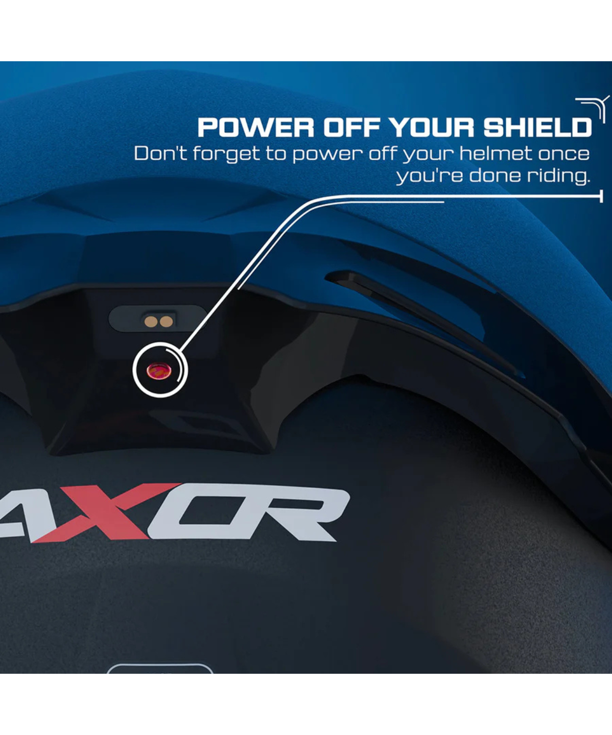 Axor Apex X Altor Smart Bluetooth Helmet - Gloss Black