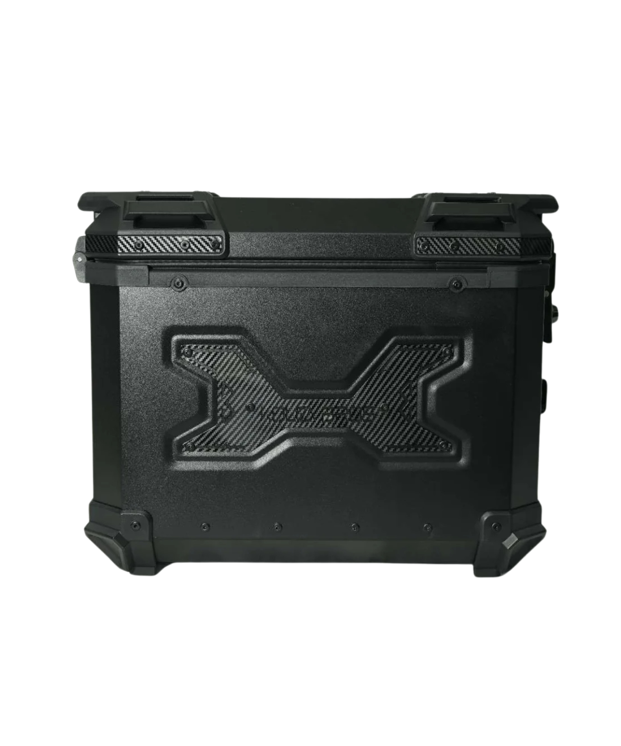 Kolga Bros Carbon Moto Alluminium Panniers 76L - Black