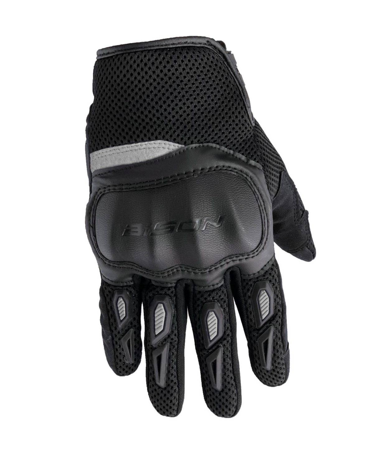 Bison ProGear Acer Riding Gloves - Black Grey