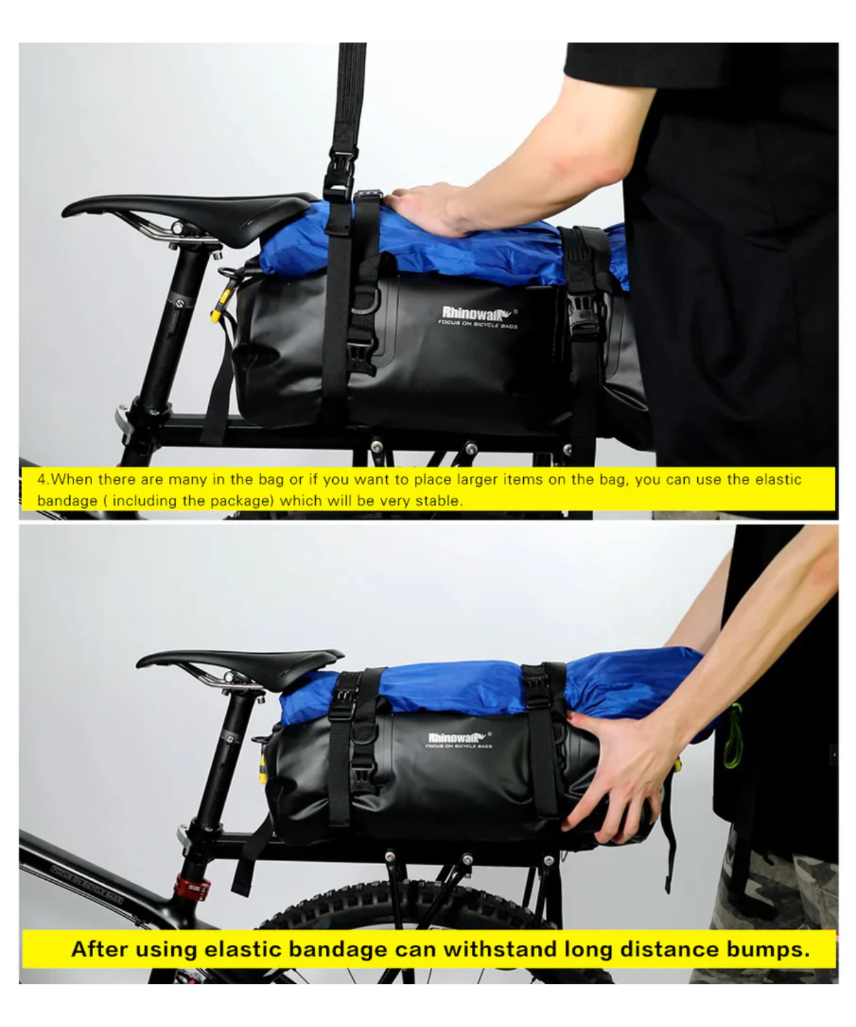 rhinowalk fahrradtasche 20l Buy Rhinowalk 20L Waterproof Multifunctional Tail Bag