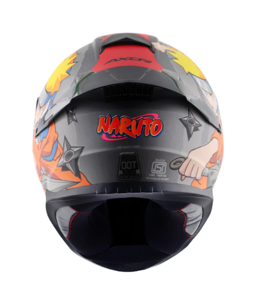 Axor Saber Naruto Helmet - Dull Black Orange