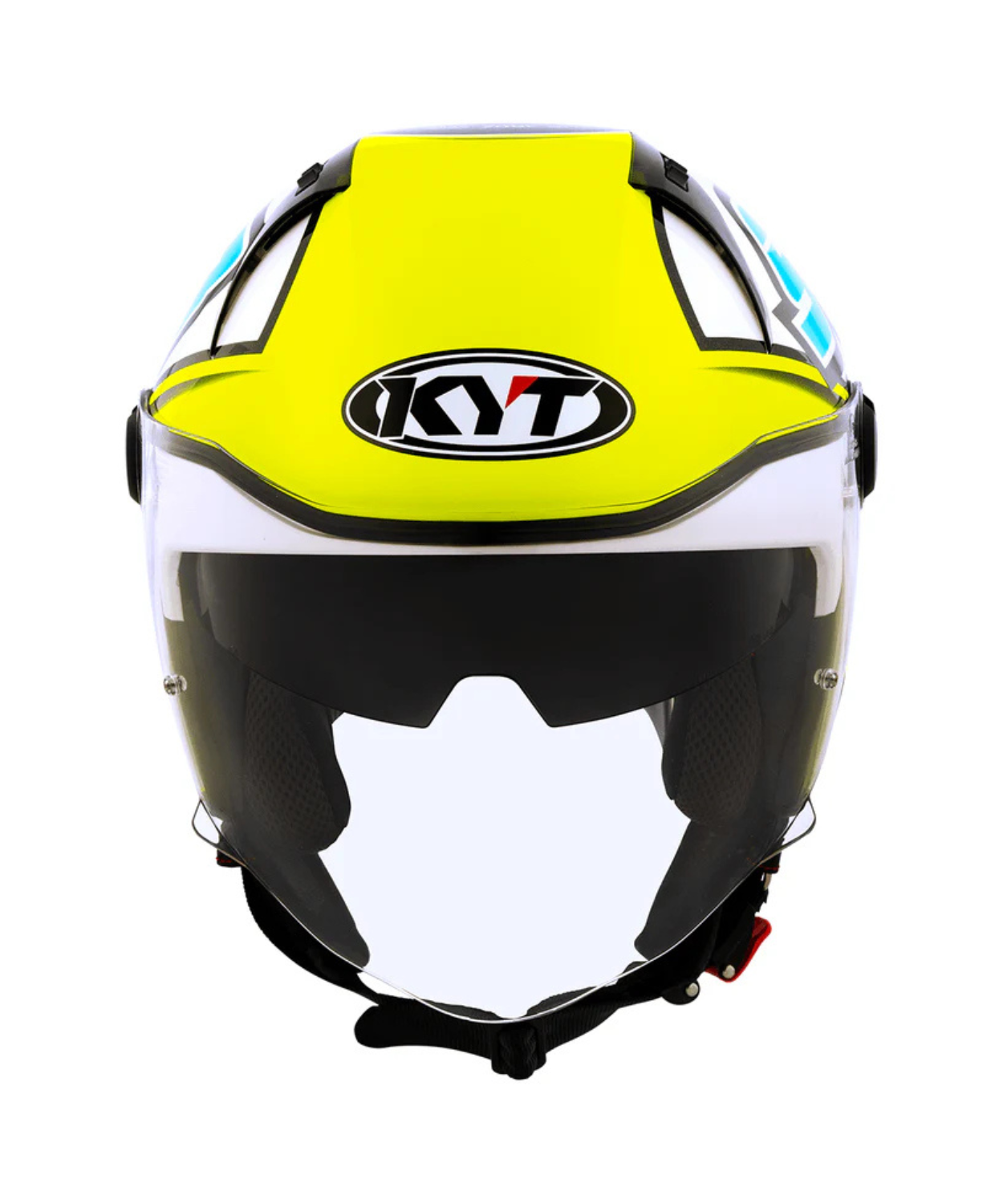 Buy KYT D City 98 Bomb Half face Helmet Gloss Yellow White Red