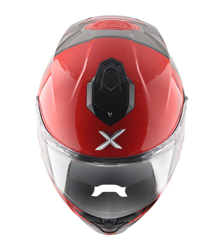 Axor Brutale Surges Dual Spoiler Helmet - Gloss Red Grey