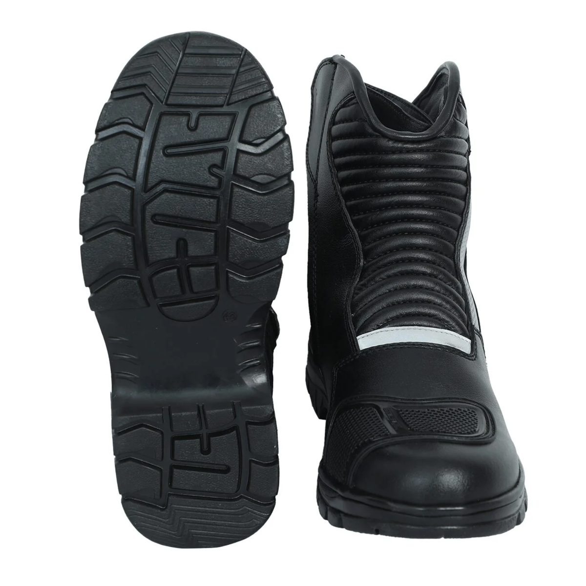 Solace Scout Motorcycle Boots - Black Grey - Solace