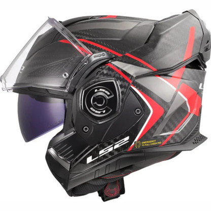LS2 FF901 Advant X Carbon Fiber Future II Helmet (ECE 22.06) - Matt Red