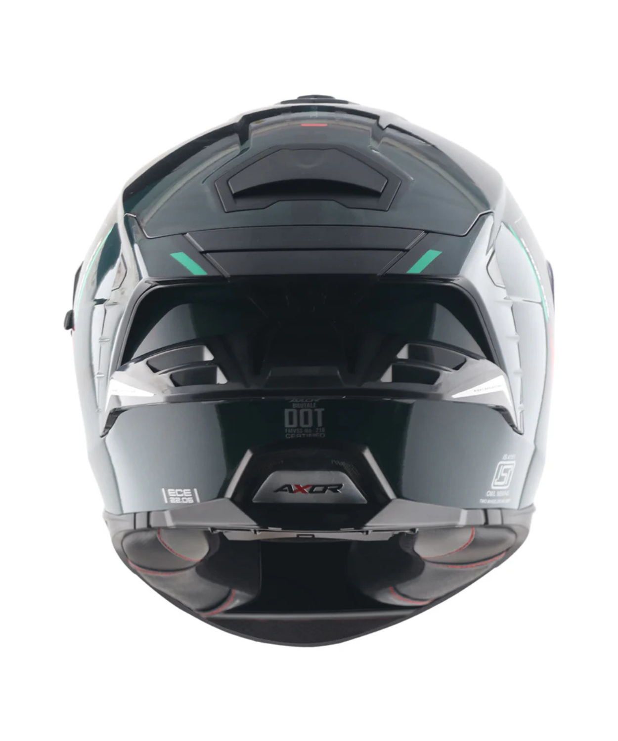 Axor Brutale Kryptic Dual Spoiler Helmet - Black Green