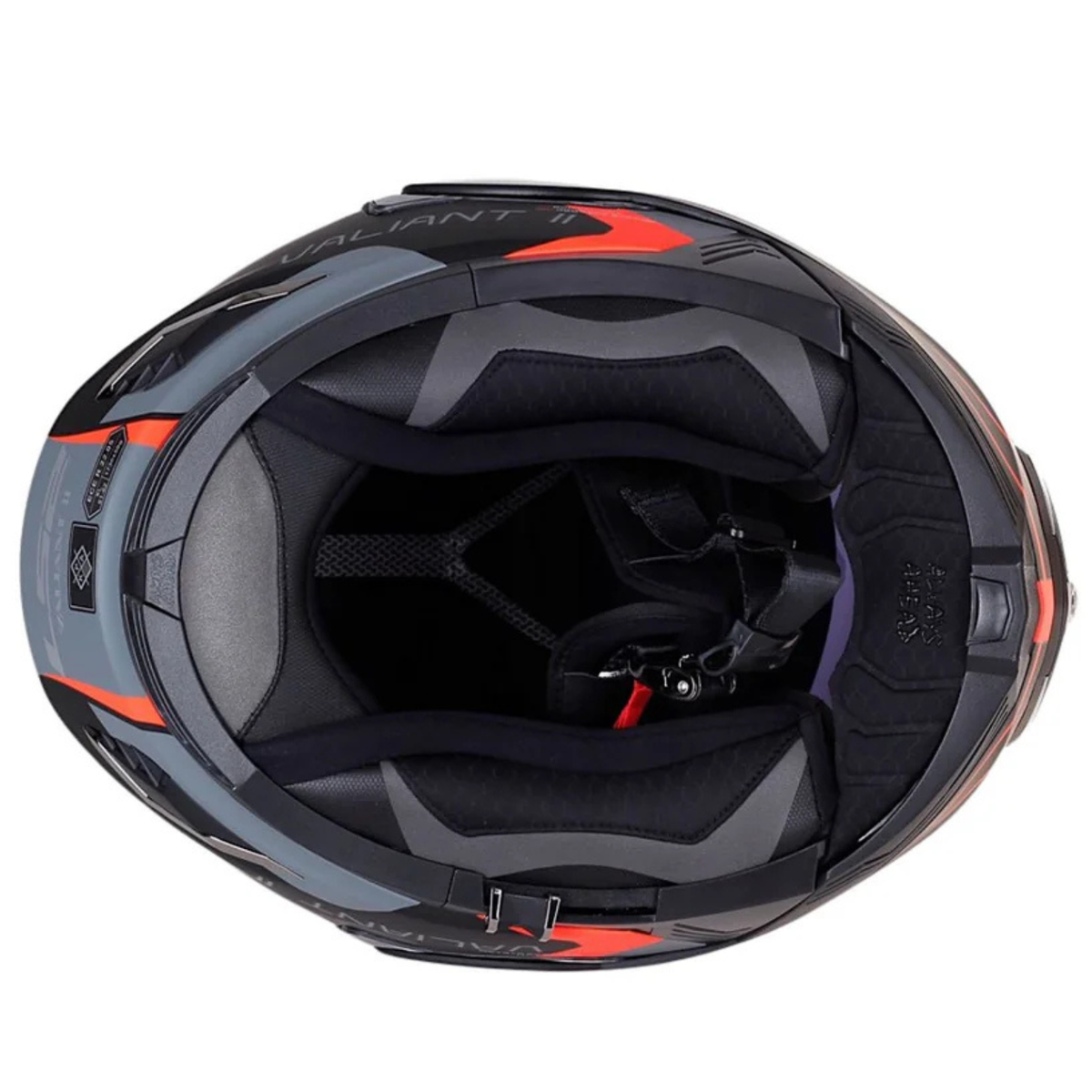 LS2 FF900 Valiant II Codex Helmet - Matt Black Titanium - LS2