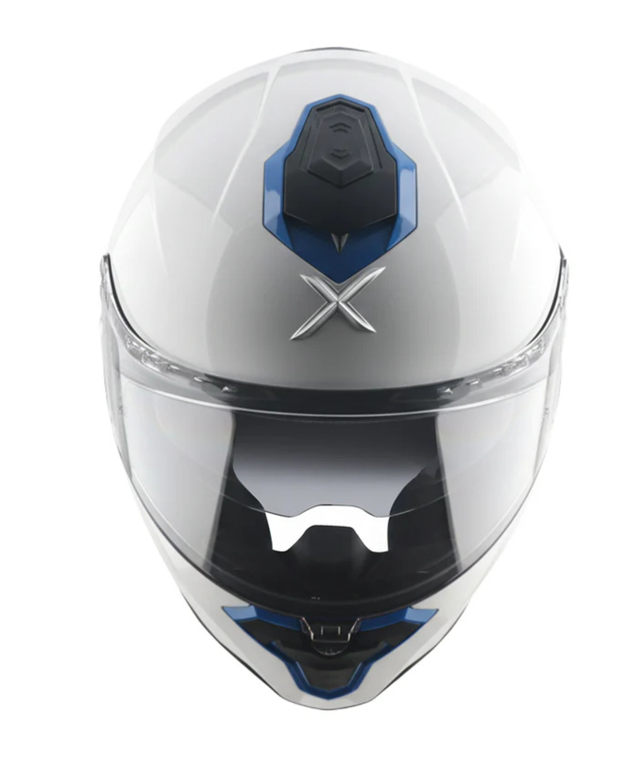 Axor Brutale Corsa Dual Spoiler Helmet - Gloss White Blue
