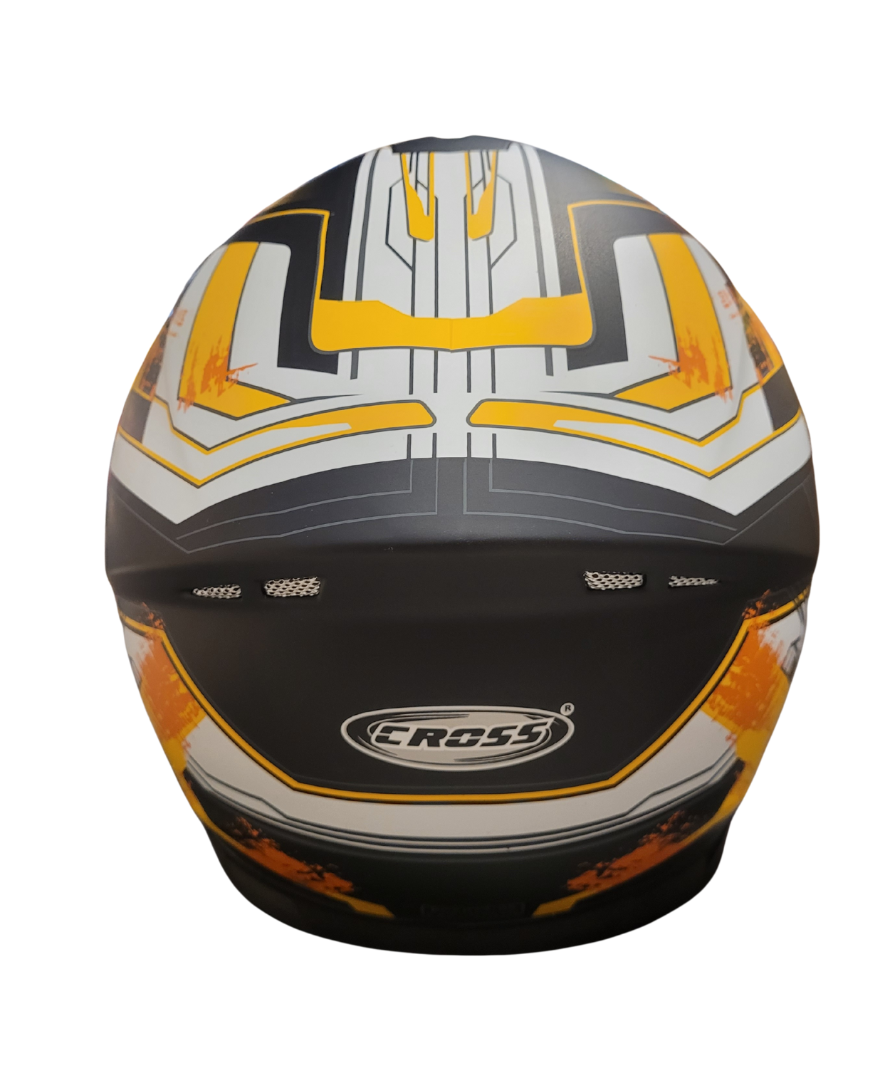 Cross Scorpion Full Face Helmet - Matt Orange Black