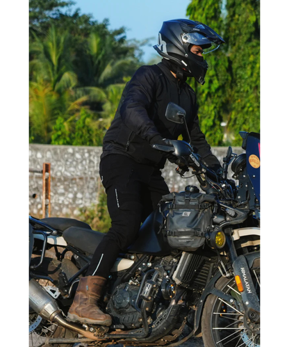 Rollin Denims Genesis 2.0 CORE-X Riding Jeans with Armour - Jet Black