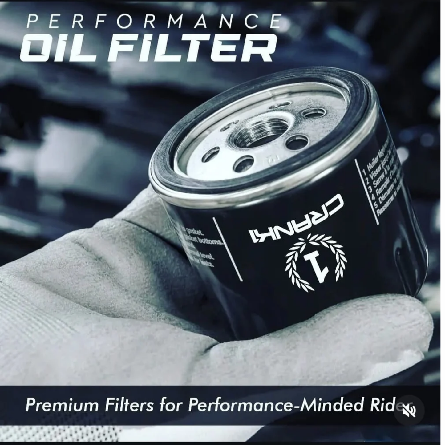 Crank1 Royal Enfield Continental GT 650 (2018 Onwards) Performance Oil Filters - CPO-515
