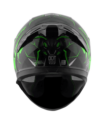 AXOR Apex Hunter D/V Helmet - Gloss Black Neon Green