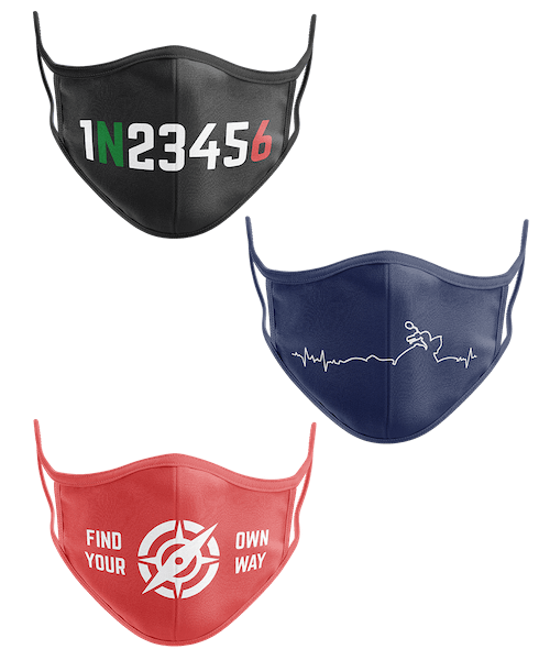 Biker Cotton Mask - Set of 3