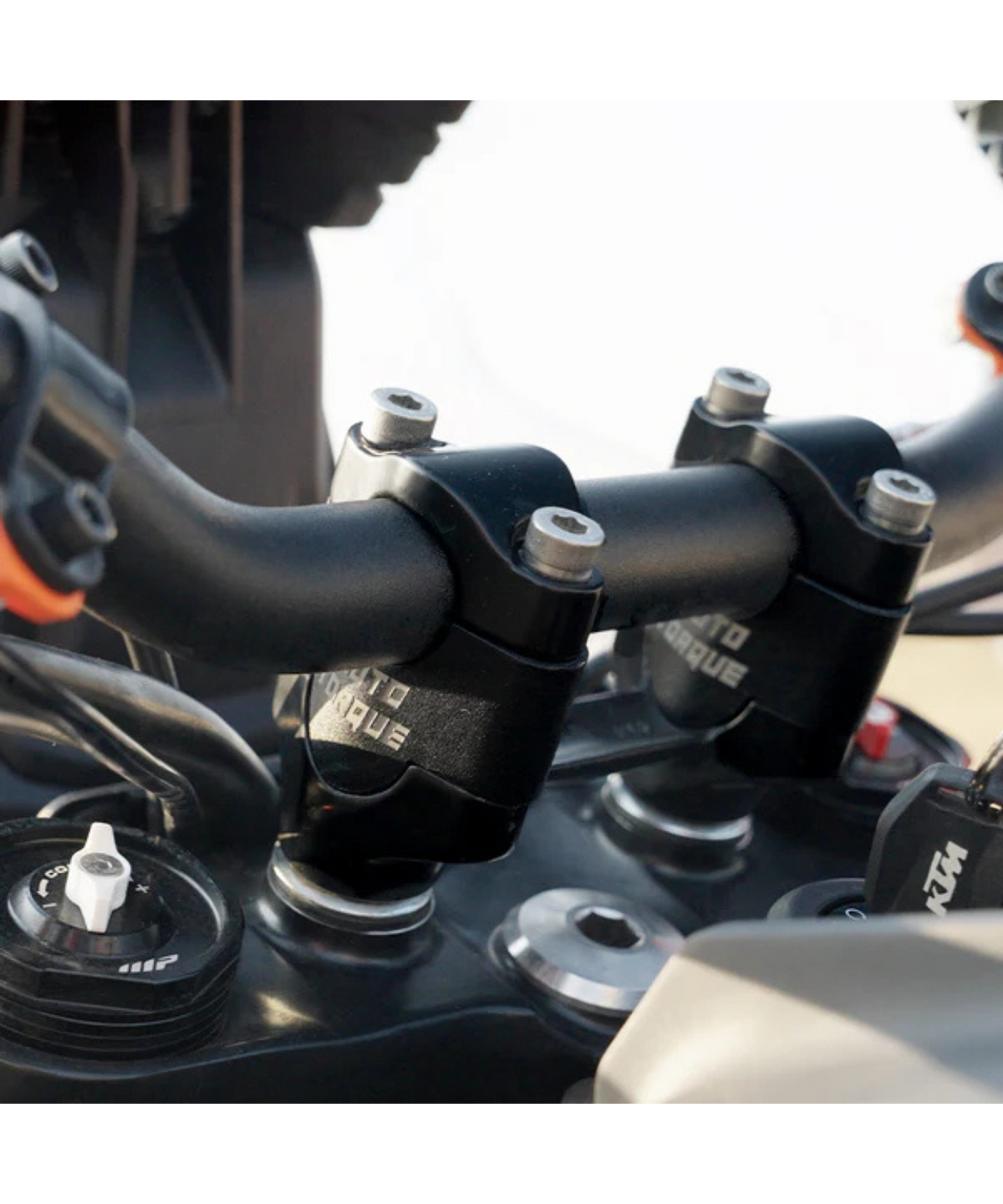 Moto Torque KTM ADV 390 / ADV X (2025) Handle Bar Riser - Black - Moto Torque