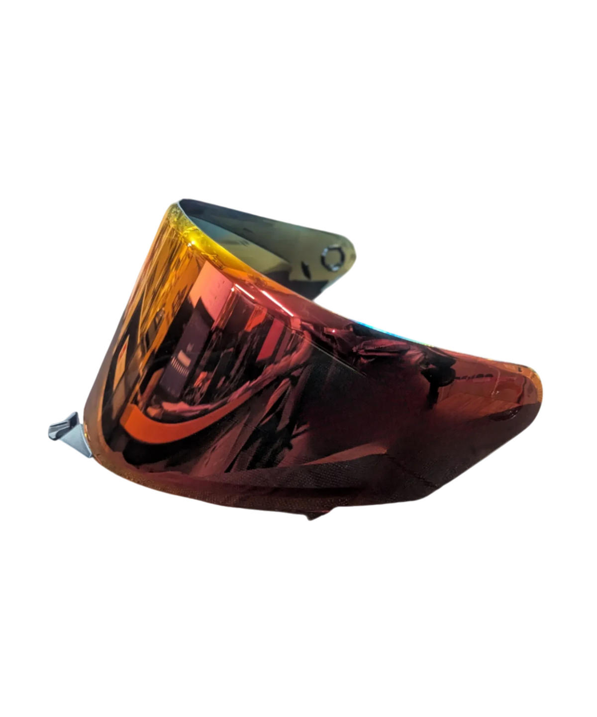 KYT Spare Visor for TT-Revo Helmets - Iridium Red