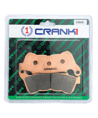 Crank1 Fully Sintered H2 Series Brake Pads for Harley Davidson Sportster Iron 883