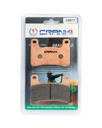 Crank1 Fully Sintered H2 Series Brake Pads for Kawasaki Versys 1000