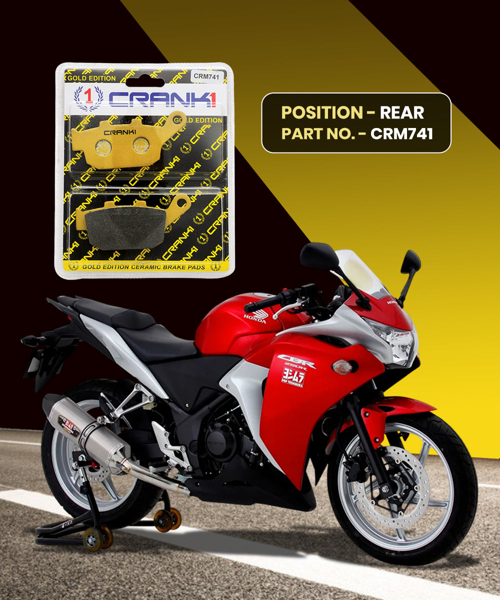 Crank1 Honda CBR250 R ABS Ceramic Brake Pads