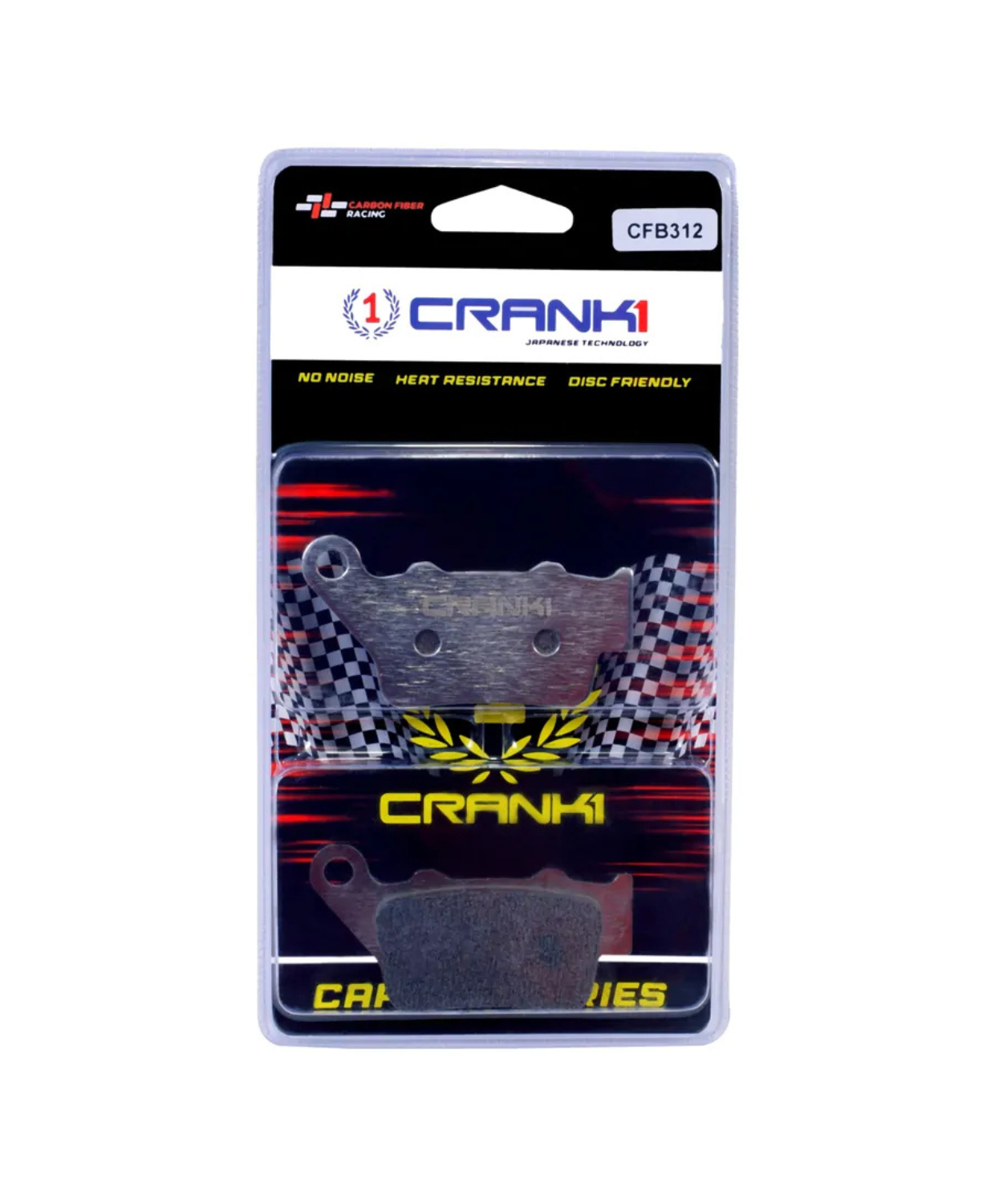Crank1 Carbon Brake Pads for BMW S1000RR (2019-2022)