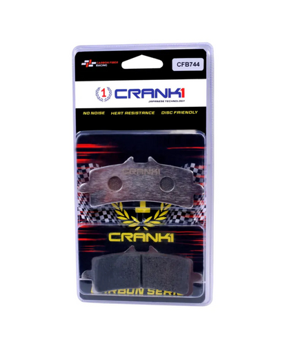 Crank1 Carbon Brake Pads for Triumph 900 Rally Pro (2024 Onwards)