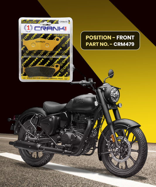 Crank1 Ceramic Brake Pads for RE Classic 350/500