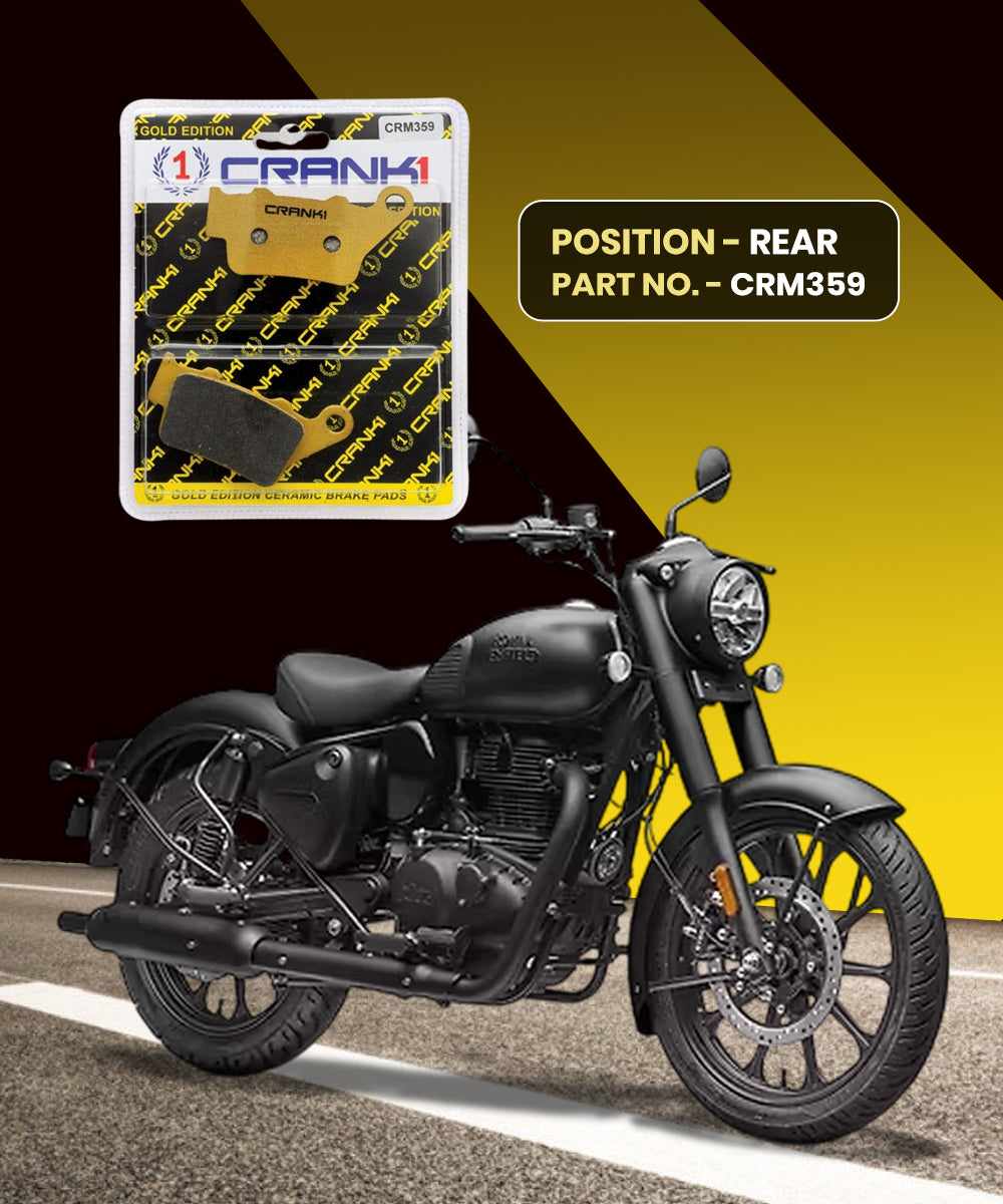 Crank1 Ceramic Brake Pads for RE Classic 350/500