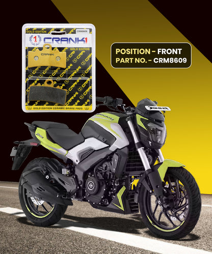 Crank1 Ceramic Brake Pads for Bajaj Dominar 250