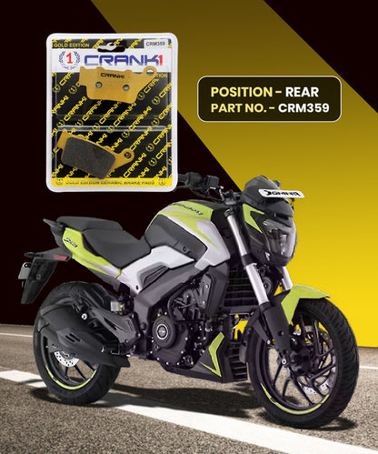 Crank1 Ceramic Brake Pads for Bajaj Dominar 250