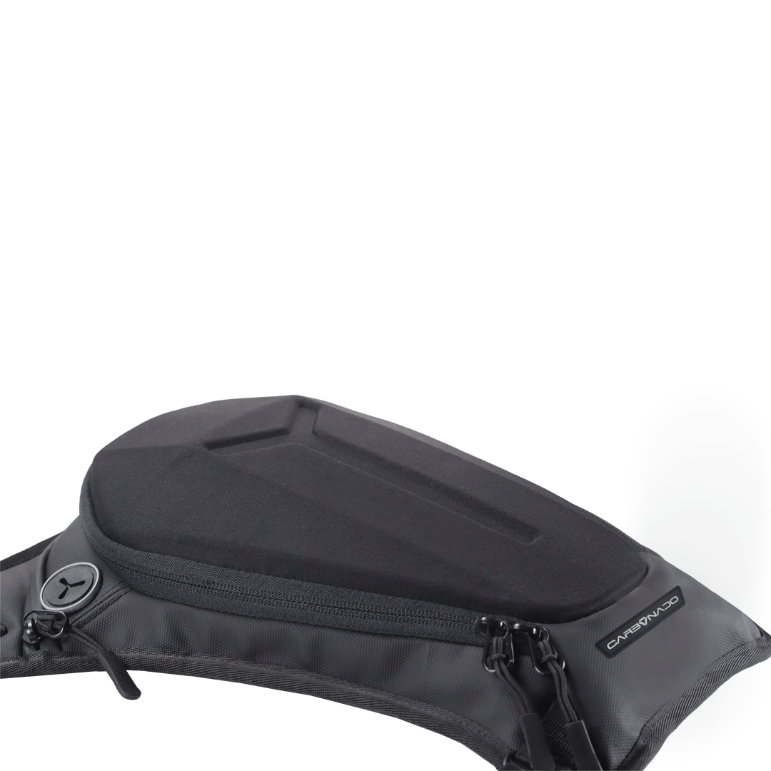 Carbonado Turtle Thigh Bag - Black