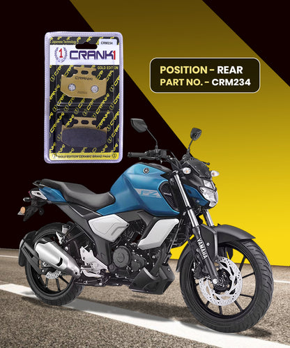 Crank1 Ceramic Brake Pads for Yamaha FZ16