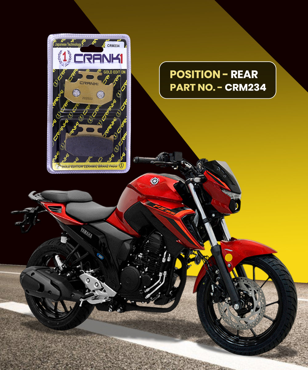 Crank1 Ceramic Brake Pads for Yamaha FZ 25
