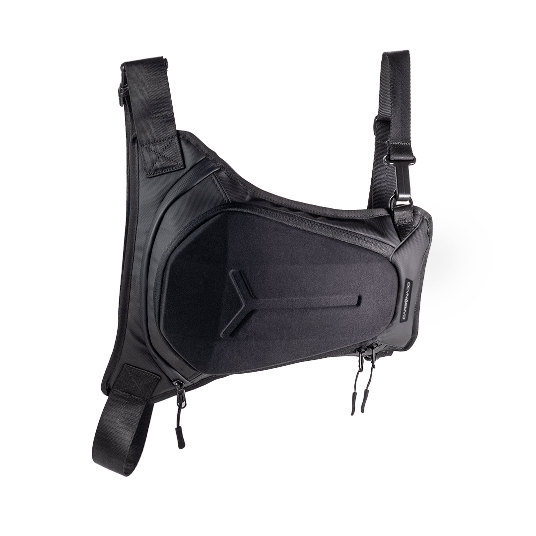 Carbonado Turtle Thigh Bag - Black