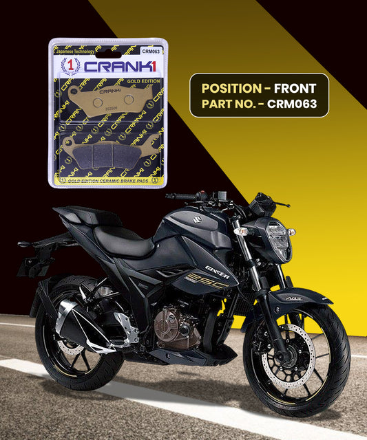 Crank1 Ceramic Brake Pads for Suzuki Gixer 250