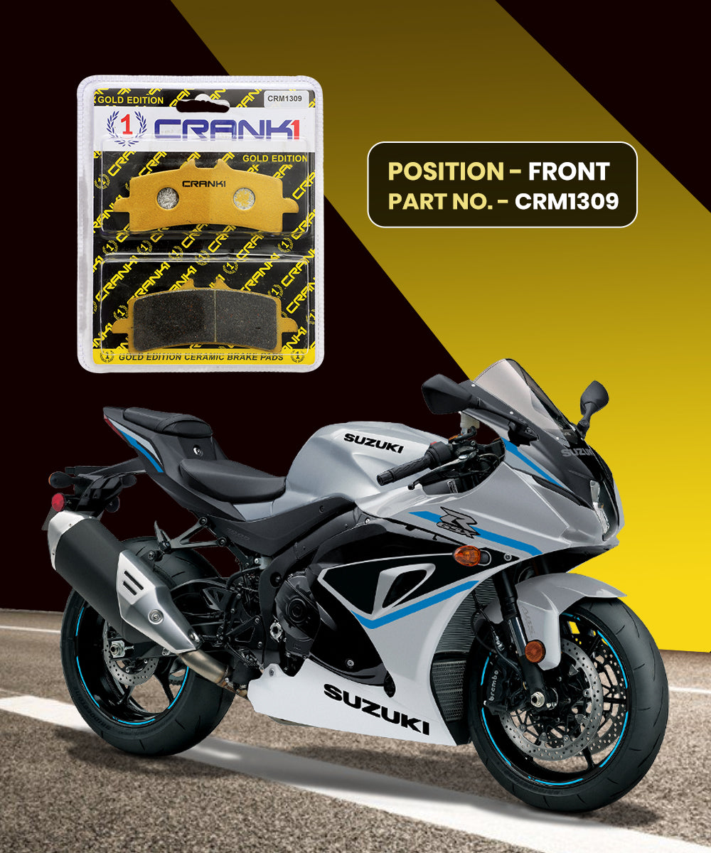 Crank1 Ceramic Brake Pads for Suzuki Gixer 1000