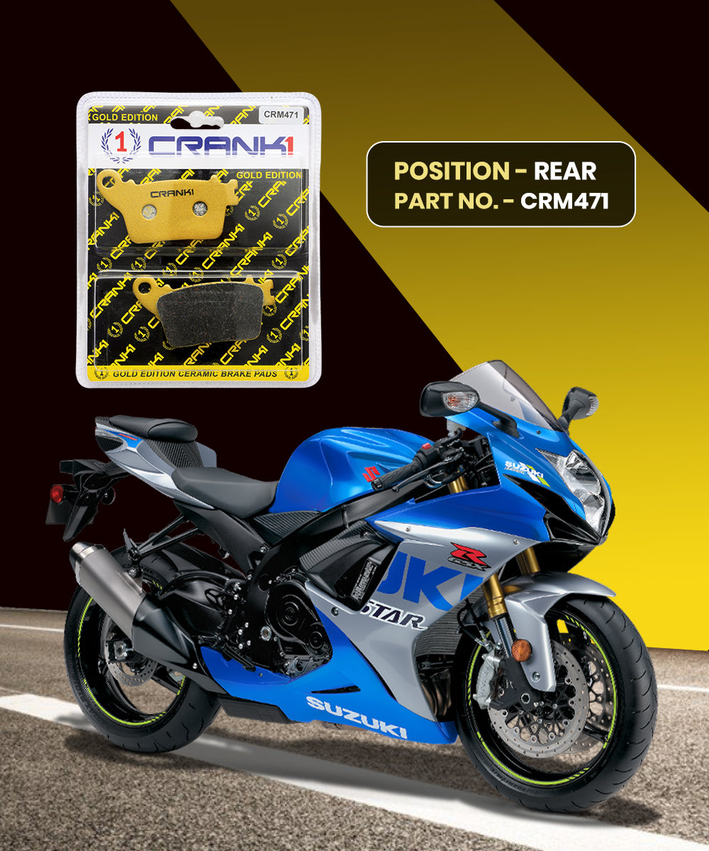 Crank1 Ceramic Brake Pads for Suzuki Gixer R 750