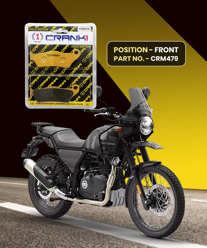 Crank1 Ceramic Brake Pads for RE Himalayan 411