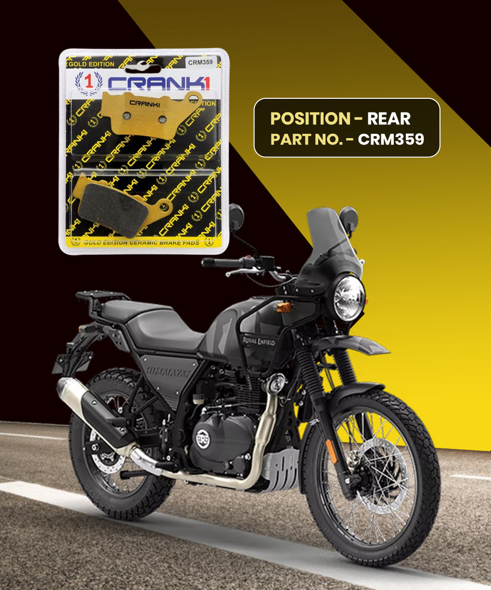 Crank1 Ceramic Brake Pads for RE Himalayan 411