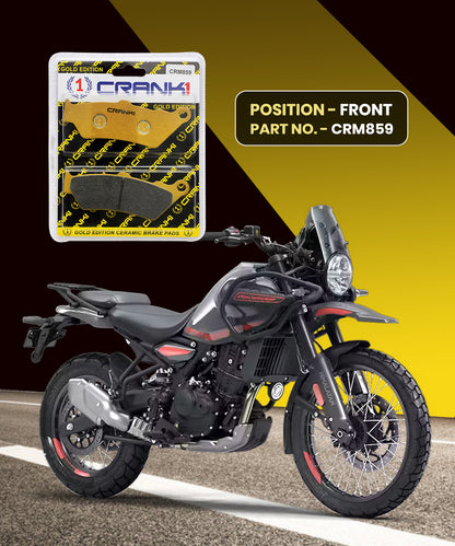 Crank1 Ceramic Brake Pads for RE Himalayan 450