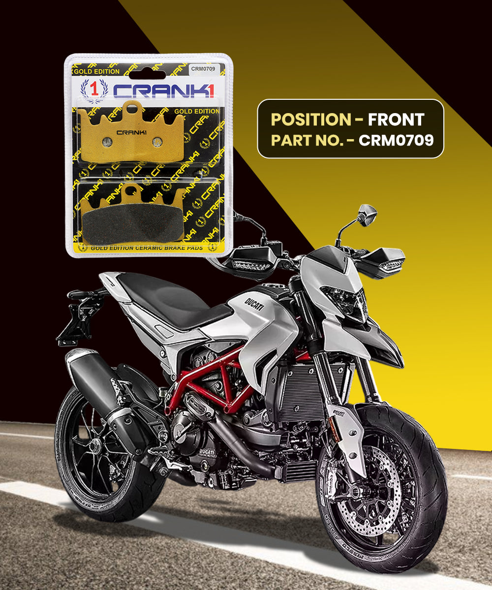 Crank1 Ceramic Brake Pads for Ducati Hypermotorad 939