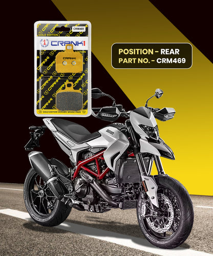 Crank1 Ceramic Brake Pads for Ducati Hypermotorad 939
