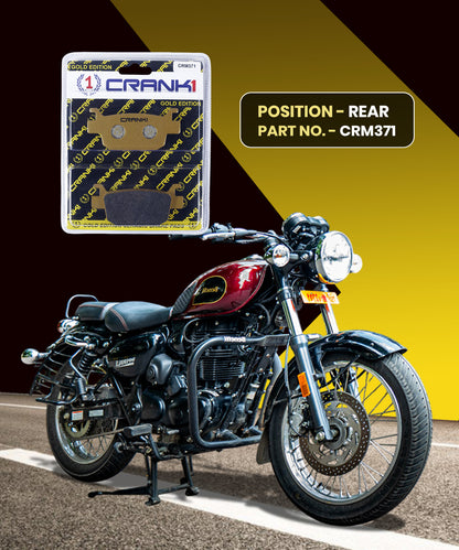 Crank1 Ceramic Brake Pads for Benelli Imperiale 400