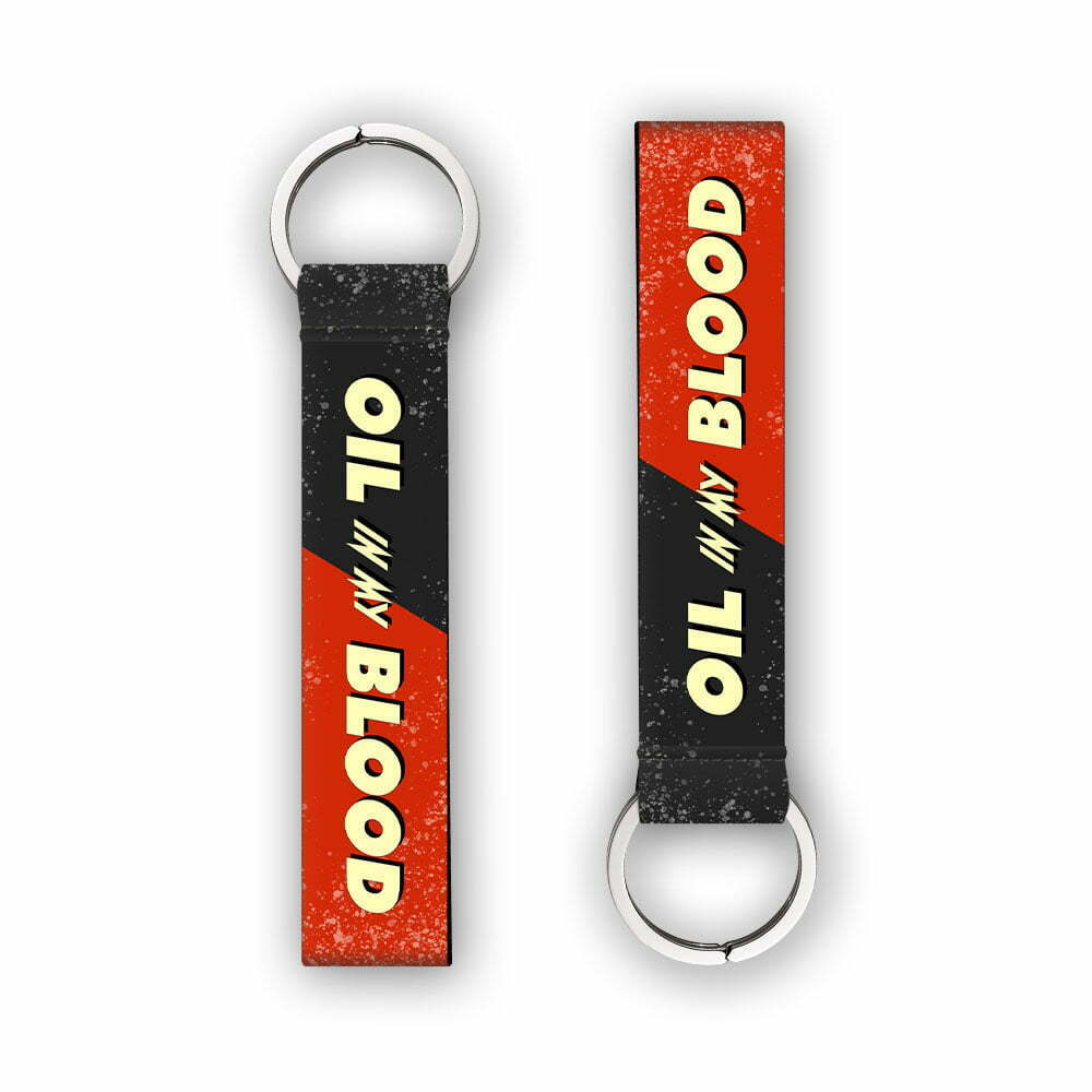 Oil & Blood Keychain